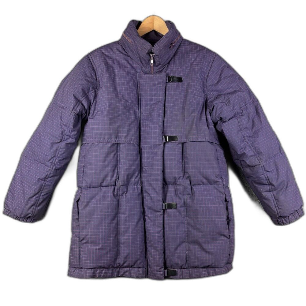 Vintage Gallery Duck Down Waterfowl Puffer Jacket‎ Ski Coat Womens S Purple Coat